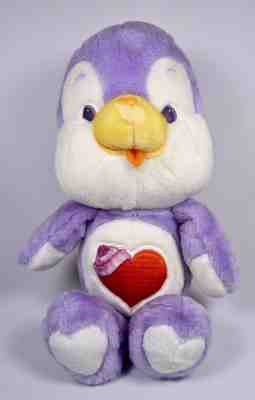cozy heart penguin plush