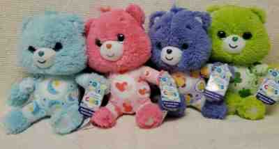 Care Bears Cubs Plush Set of 4 Bedtime Harmony Love-a-Lot Good Luck New Tag 2018