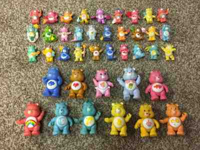 Care Bears 40 Figures Lot VINTAGE Toys Kenner - FREE SHIPPING !!