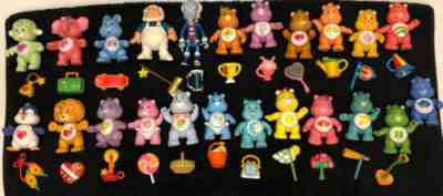 Care Bears & Cousins 1980s Poseables Almost COMPLETE w/Accessories HTF RARE