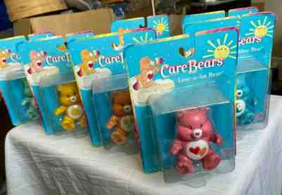 Care Bears Lot 20th anniversary figurine 2002 7 Figures Sealed MIB BEST OFFER