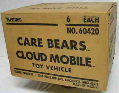 Vintage Kenner Care Bears Cloud Mobile - factory case of 6 - From 1983!