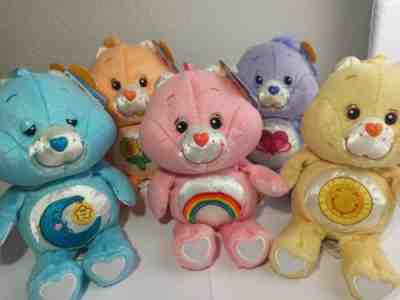  Lot of 5 Care Bear Dazzle Bright Series 1 Friend Cheer Bedtime COLLECTION 7