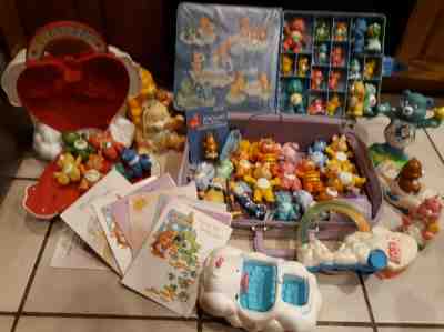 Vintage 1980's Care Bears Action Figure Accessory Collection LOT kenner playset