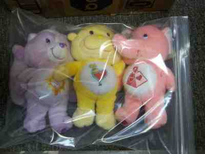 Care Bears Cousins Lotsa Heart Pink Elephant 2004,Playful Monkey,Bright RacoonB8
