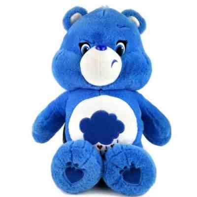 2016 Care Bears Grumpy Blue Plush Cloud Rain Hearts New