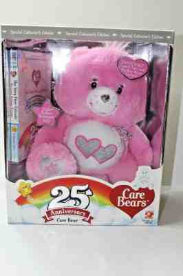 Care Bears 25th Anniversary Bear with DVD  Swarovski Crystal Eyes