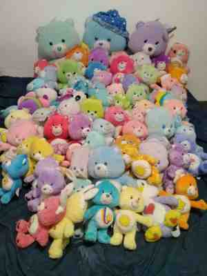 care bear plush lot of 75 (or more) at least 3 sets