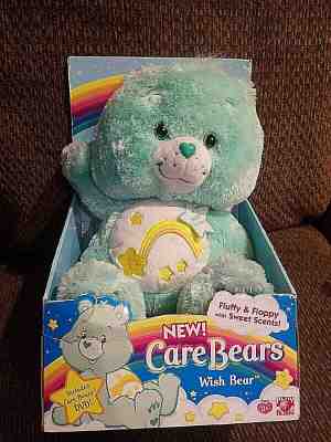 Care Bear Fluffy & Floppy Wish Bear - NO DVD INCLUDED - Free Shipping