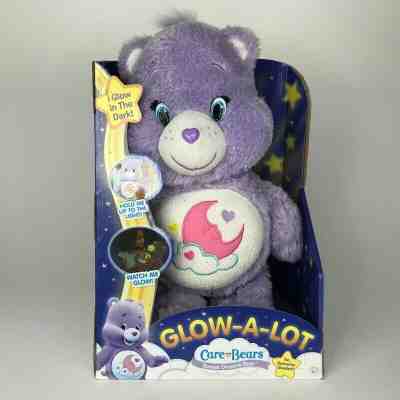 Care Bears Sweet Dreams Glow A Lot Purple Plush 13