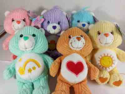 Lot Of 6 Care Bears Soft Lil’ Series 4 Cheer Wish Share Funshine NWT 8