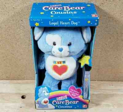 2004 Care Bear Cousins Play Along Loyal Heart Dog with DVD 