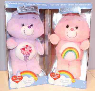 Care Bears!  Share Bear & Cheer Bear 35th Anniversary Collectors Edition