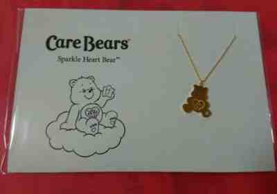 made in????????  Sparkle Heart Bear necklace 2019 care bears exhibition Ginza,Tokyo 