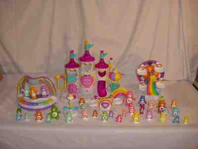 CARE BEARS CARE-A-LOT MUSICAL CASTLE FERRIS WHEEL PIANO STAGE 30 BEARS MORE