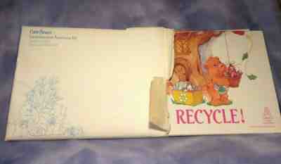 VERY RARE Vintage Care Bears Environmental Awareness Kit 1991 Perry Drug Stores