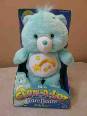 2004 Play Along Care Bear Glow-a-Lot WISH BEAR New in Box! Cleveland Inc.