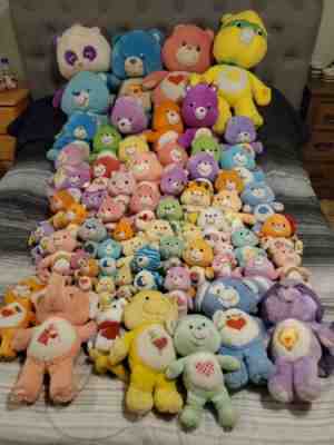 Care Bear Lot Of 60+ New Old And Cousins