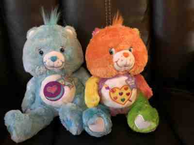 Care Bears 12” Fun Scents Play A Lot & Work Of Heart Bears - NWTOS