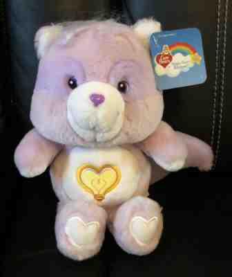 Bright Heart Raccoon Care Bears PLUSH 13” NOS W/tag - Never Played With! 2004