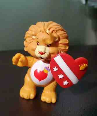 Kenner Vintage Care Bears Poseable Figure 1985 Brave Heart Lion Trusty Shield VG
