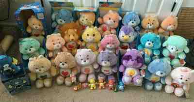 Care Bears Collection 23 & Figurines Bundle Sale Only Dog Cat Monkey Daydream Fo