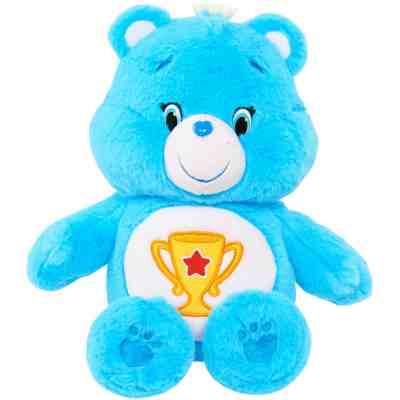 Care Bears Collection 2016 Jumbo Plush, Champ Bear with Trophy Blue 20”