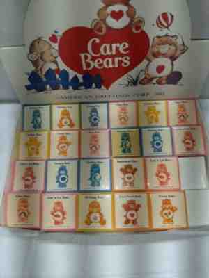 1985 Care Bear Necklace and Pin box lot