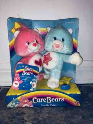 Care Bear Cuddle Pairs Love A Lot Proud Heart Cat Bear 7.5” Plush Play Along Toy