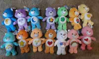 2002 & 2003 20th Anniversary 9in Care Bears 