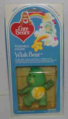 Care Bears Wish Bear Poseable Figure 1982 Kenner - New In Box Rare