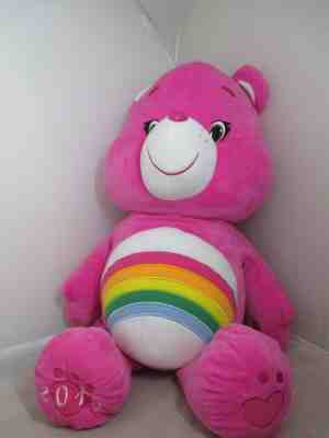 Care Bears Cheer Bear 2015 Pink Rainbow Large 32