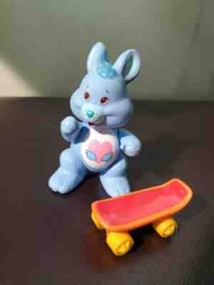 Kenner Vintage Care Bears Poseable Figure Swift Heart Rabbit Speedy Skateboard