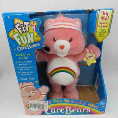 New Care Bears Fit N Fun Talking Singing Exercise Care Bears Cheer Bear