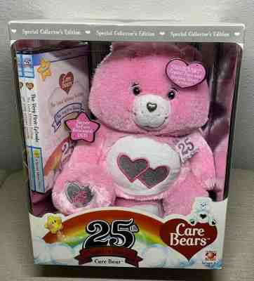 Care Bears 25th Anniversary Collectors Swarovski Silver Pink Bear Edition 2007 