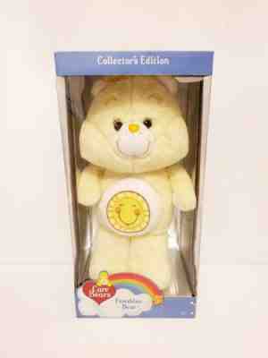 New Just Play Care Bear Classic Plush Collector's Edition FUNSHINE BEAR YELLOW