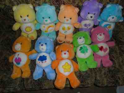 Care bears lot of 10 mostly rare&hard to find,in mint condition,great collection