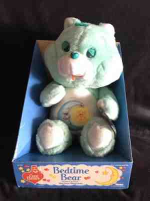 Vintage Kenner 18” Bedtime Bear Care Bears Plush New In Box W/ Tag 80’s Toys