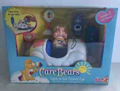 Care Bears Care-a-lot Cloud Car with Cheer and grumpy bear 2002 play along toys