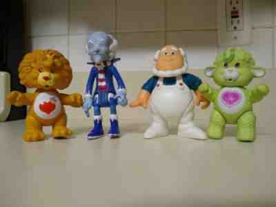 Vintage 1984 Lot of 4 CARE BEAR COUSINS and Friends by AGB - Poseable Figures