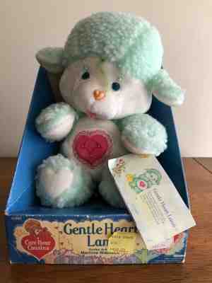 Vintage Care Bear Cousin Gentle Heart Lamb 61990 Kenner New In Box