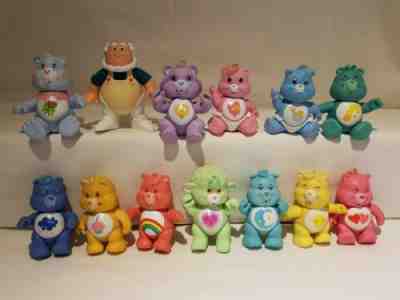 Vintage Care Bears Poseables - Lot Of 13 - 1980's - American Greetings 
