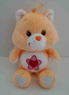 Proud Heart Cat Care Bears Cousins 20th Anniversary 2003 Plush Stuffed Peach 8