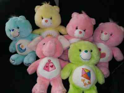 Lot of 6 Care Bears 12
