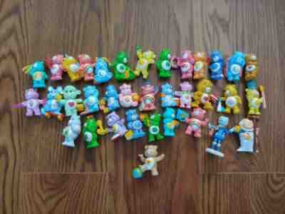  Vintage Care Bears PVC Figures Toys 1983 and 1984 rare collectables Lot of 35