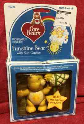 Vintage Kenner Care Bears Funshine Bear & Love alot 1984 Lot Of 2 Reserve List!