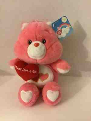 Moms Love-a-Lot Bear 12” Care Bears 20th Anniversary 2003 New With Tag Unused 