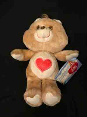 Vtg 1980's Care Bears Plush ???? TENDERHEART ???? Stuffed NWT w Tag Original Brown 