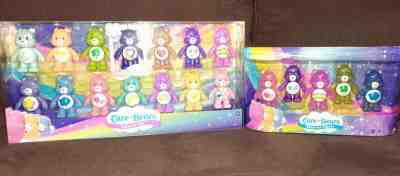 Care Bears Collector Sets, Lot of Two (2), Exclusive and Glitter Fun Figurines