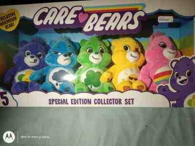 NEW CARE BEARS SET OF 5 SPECIAL EDITION COLLECTOR SET WALMART EXCLUSIVE HARMONY